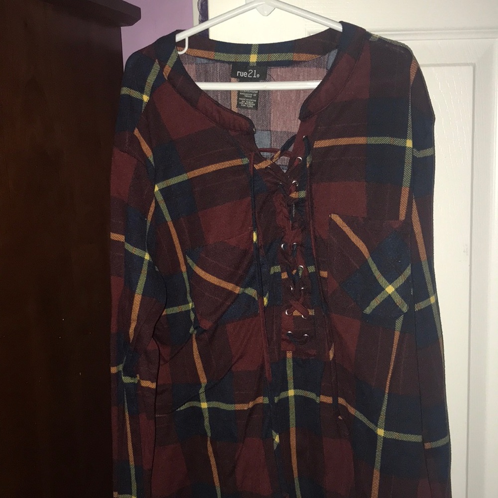 Rue 21 cute plaid shirt